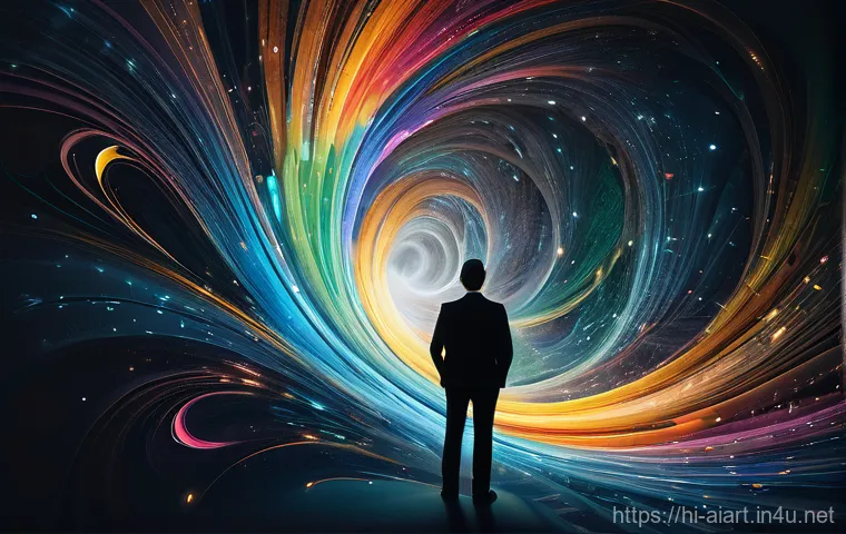 AI 예술과 인터랙티브 퍼포먼스 - **Prompt 2: Human-AI Creative Collaboration Studio**
    "Inside a bright, contemporary creative stu...