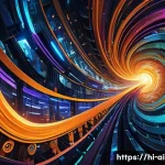 AI 예술과 애니메이션 배경 - **AI's Artistic Symphony**
    A breathtaking digital painting illustrating the boundless creativity...