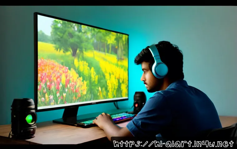 Home 17 AI 예술과 AI 기반 필름 편집 - Photorealistic creative studio scene of a young Indian filmmaker editing an artistic short film on a...